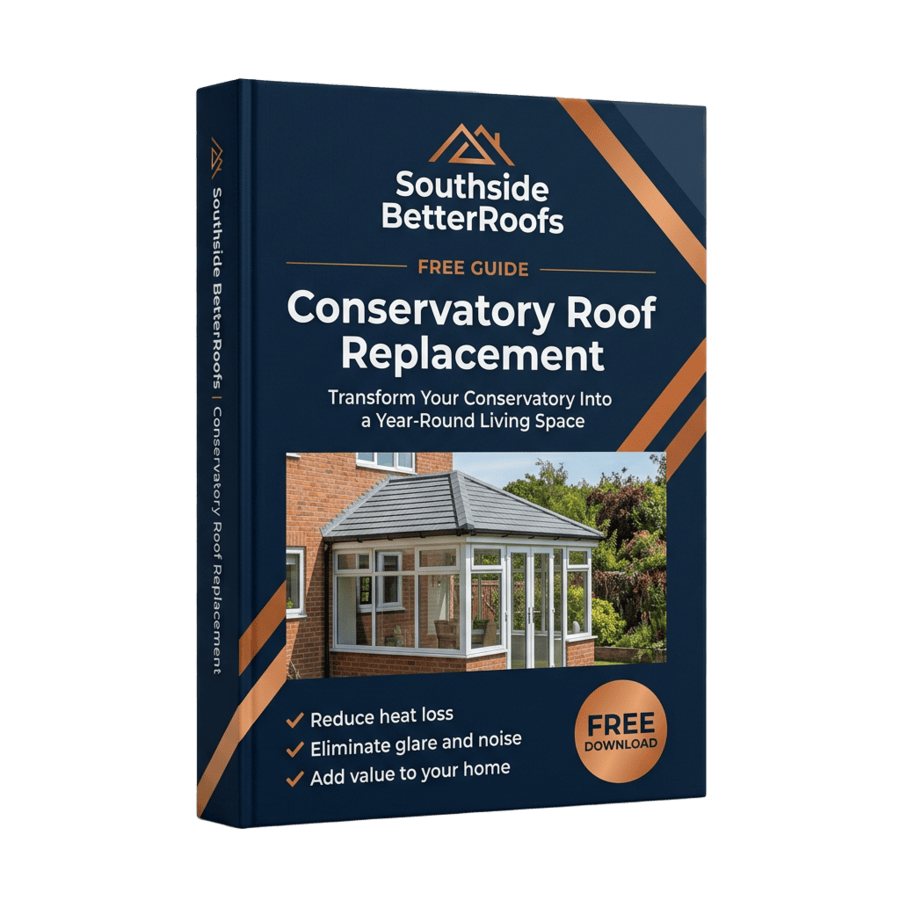 Free Conservatory Roof Replacement brochure cover